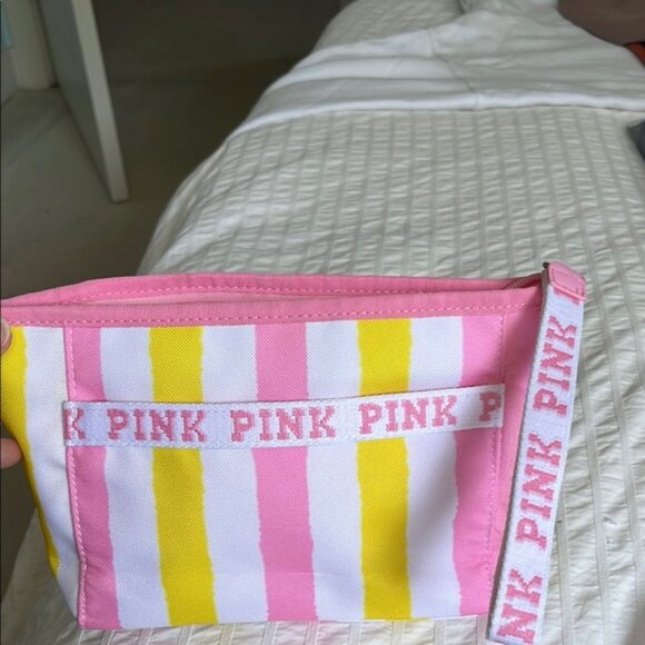 PINK Victorias Secret Pink and Yellow Bag -new - Picture 2 of 9